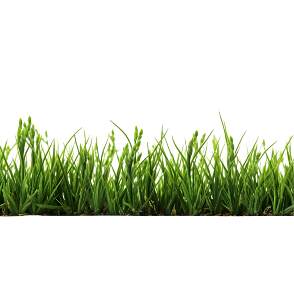 AI generated Green grass isolated on transparent background png