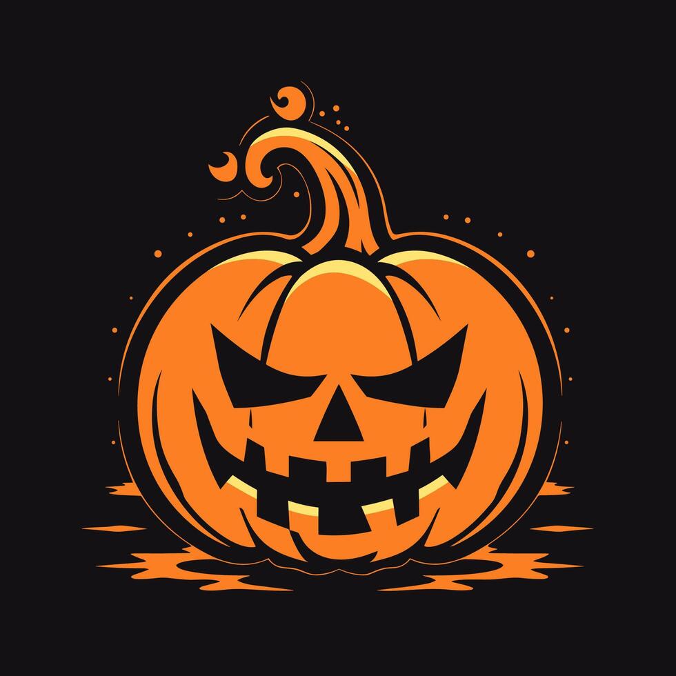 halloween pumpkin vector