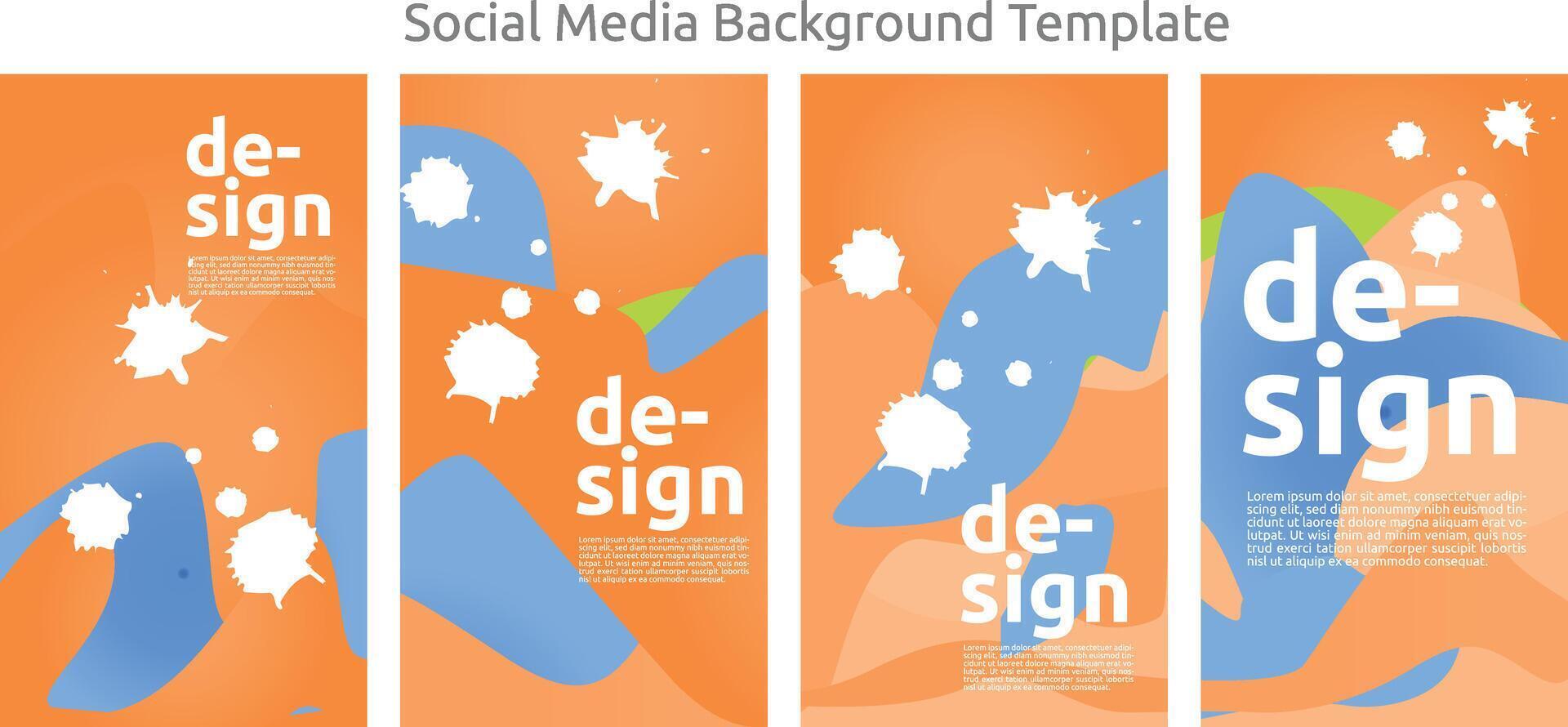 Modern Abstract Social Media banner Template  . Perfect for your promotion banner on social media. feed background design. vector