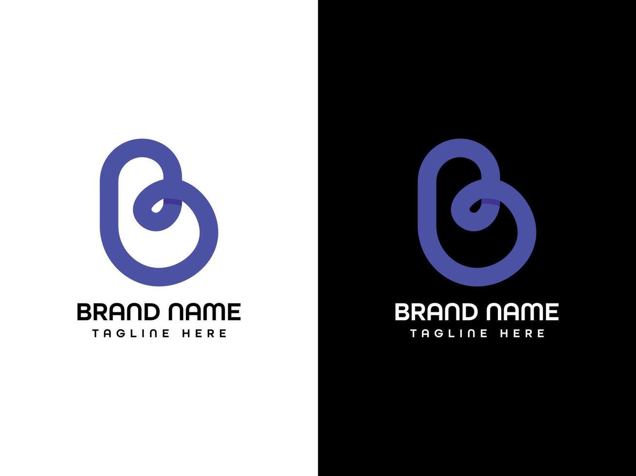 B Letter Logo Design vector