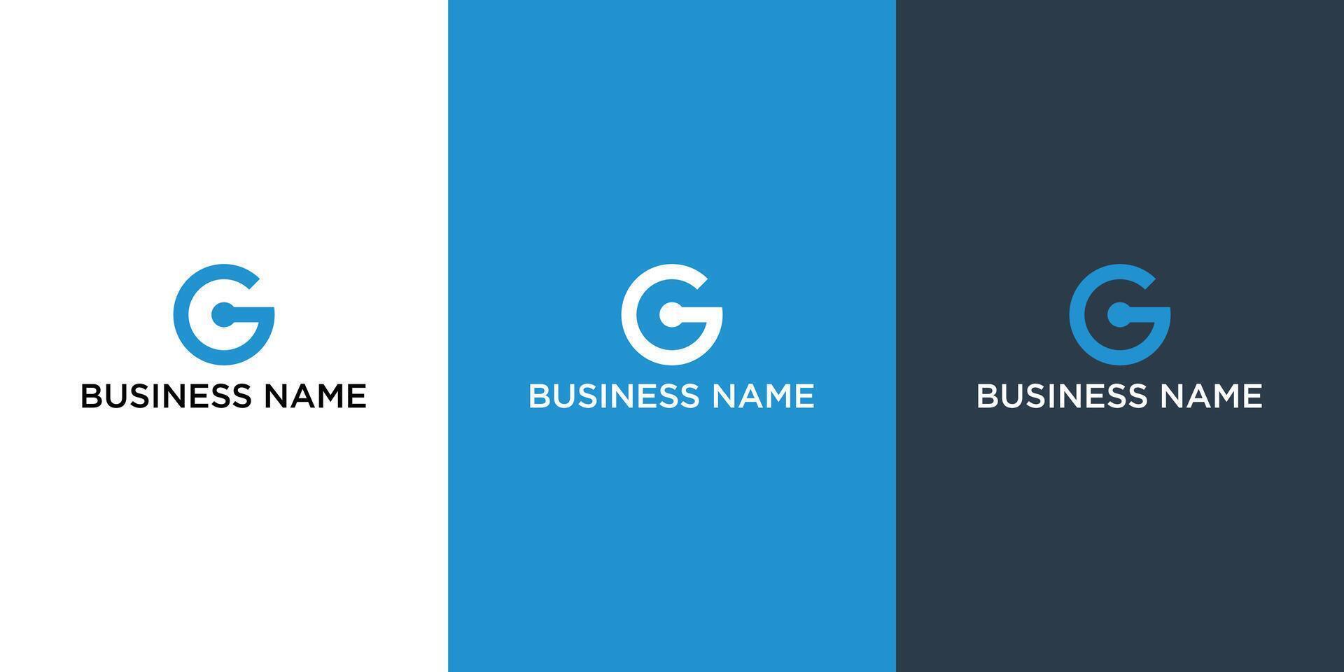 Professional g logotype template vector