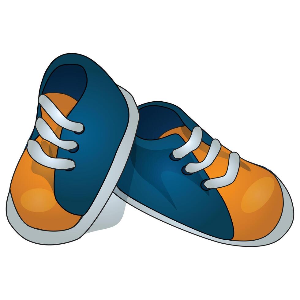 Baby Shoes Icon and Symbol Vector