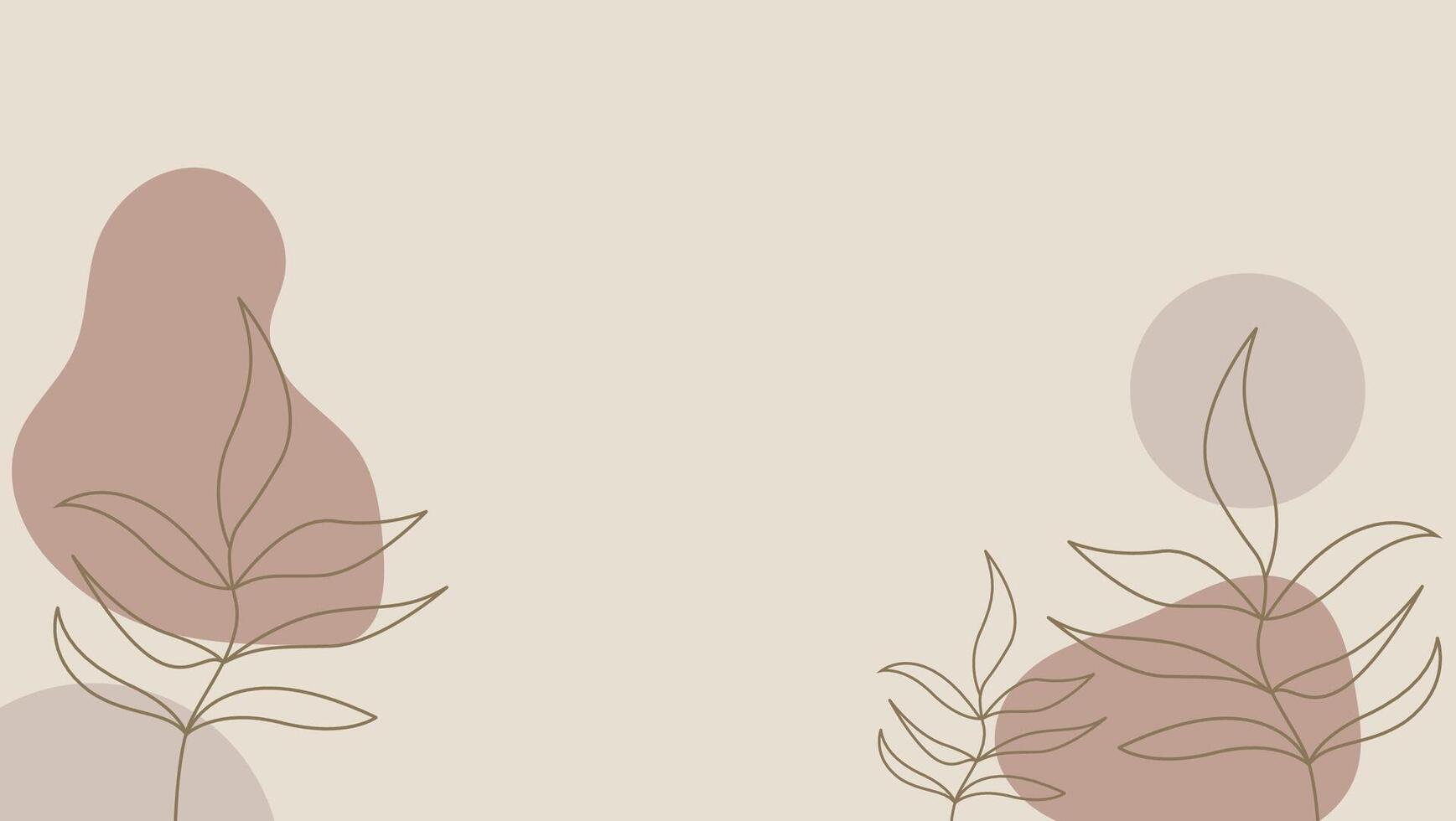 minimalist and aesthetic pastel background with vector
