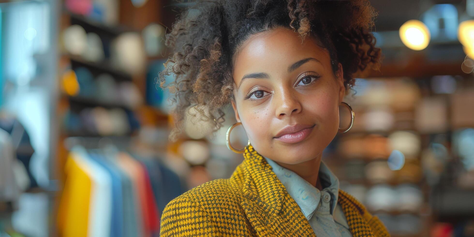 AI generated Close Up of Person Wearing Jacket photo