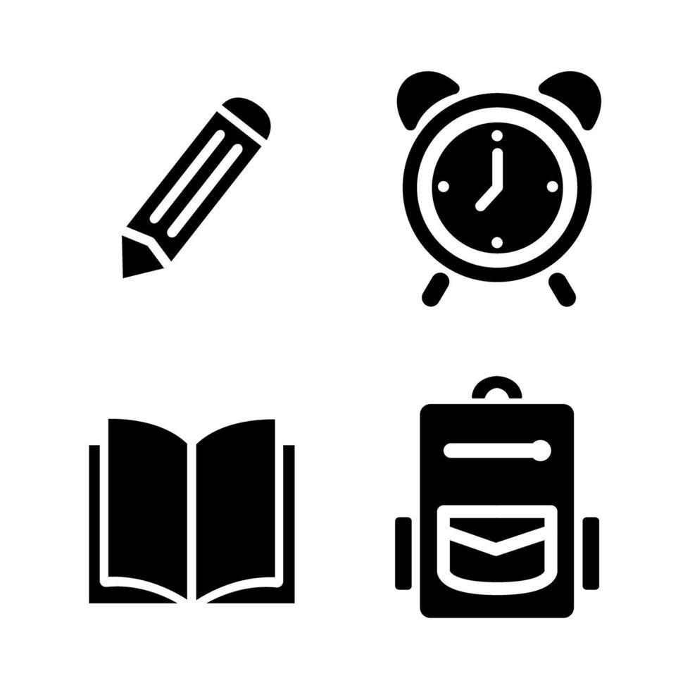 Set of education icons. vector