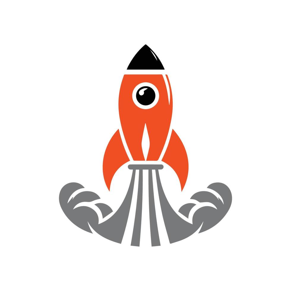 rocket logo template, rocket logo elements, rocket logo vector
