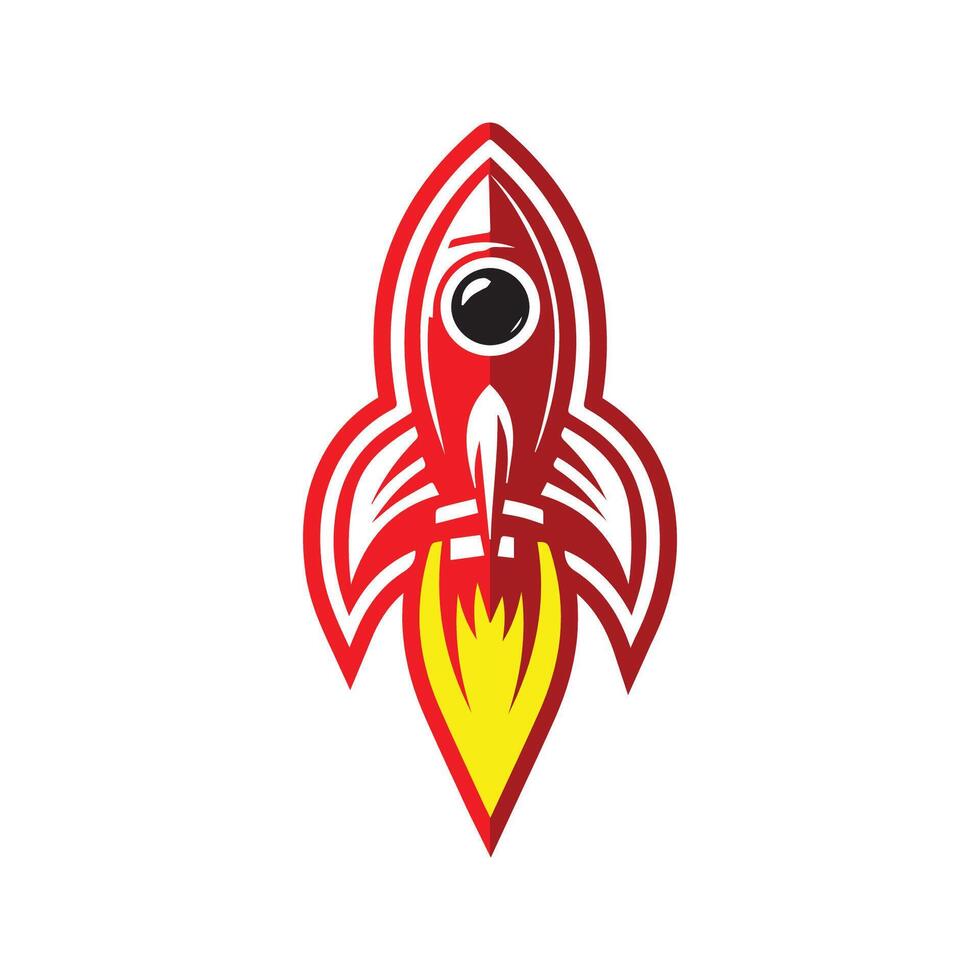 cohete logo plantilla, cohete logo elementos, cohete logo vector