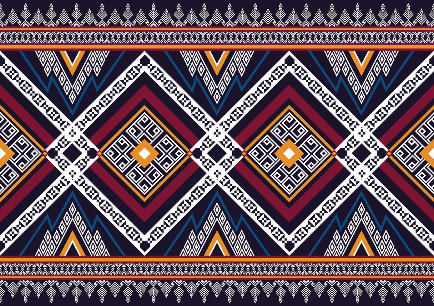 Abstract Oriental ethnic geometric, seamless pattern, graphic design geometric print pattern,design for gift wrapping paper, carpet, wallpaper, clothing, wrap, fabric, cover, textile, Etc. vector