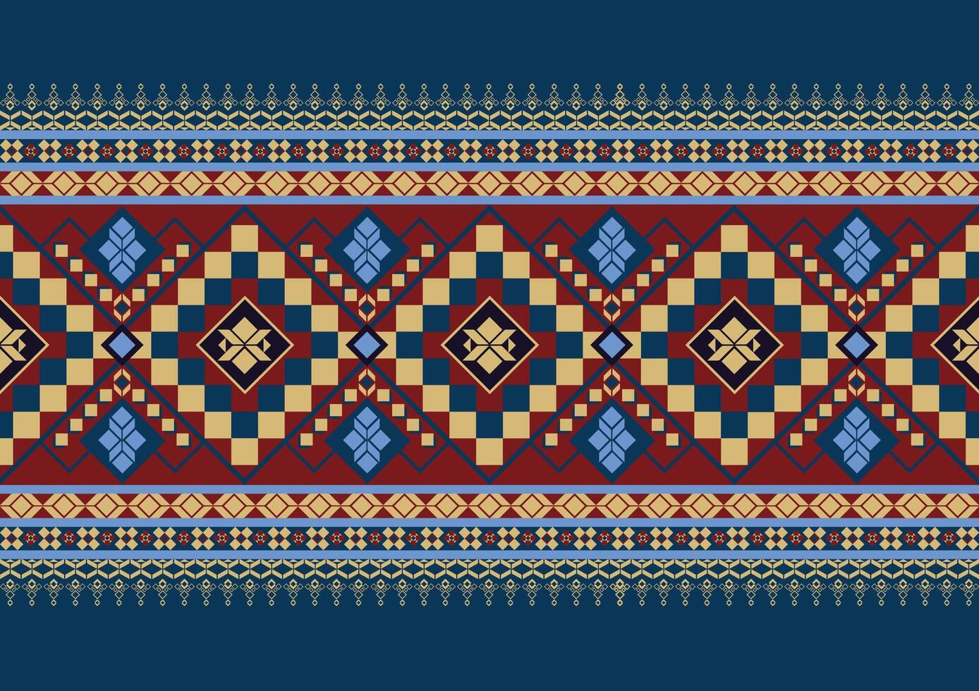Abstract Oriental ethnic geometric, seamless pattern, graphic design geometric print pattern,design for gift wrapping paper, carpet, wallpaper, clothing, wrap, fabric, cover, textile, Etc. vector