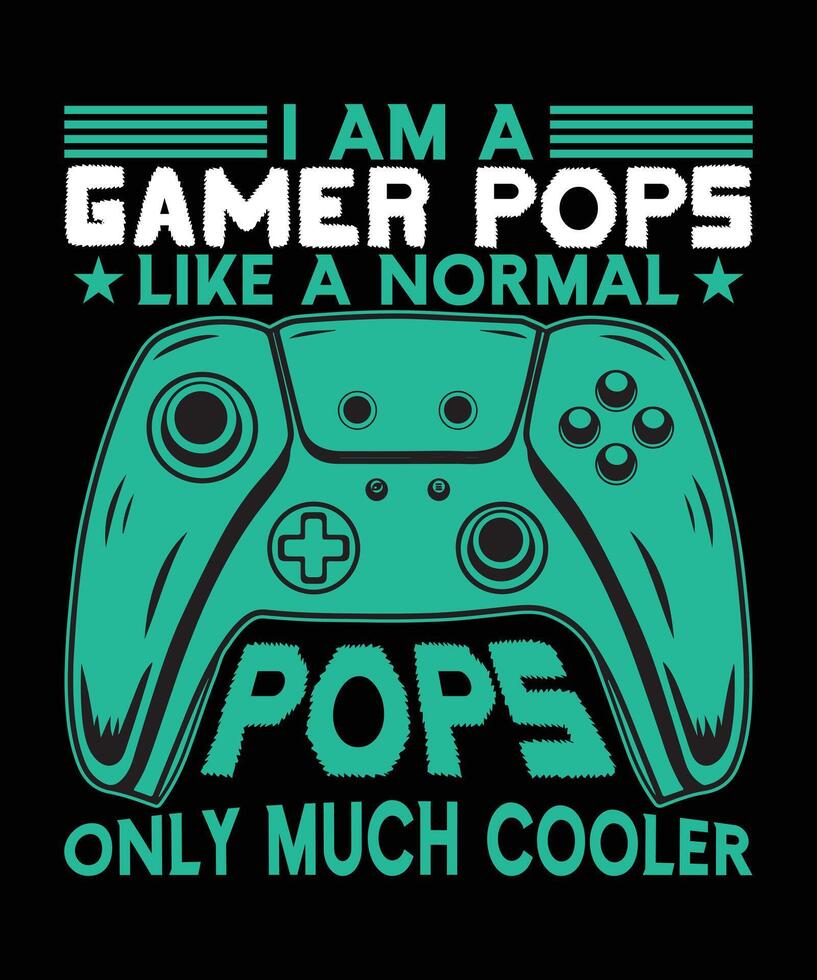 Gaming T-Shirt Design vector