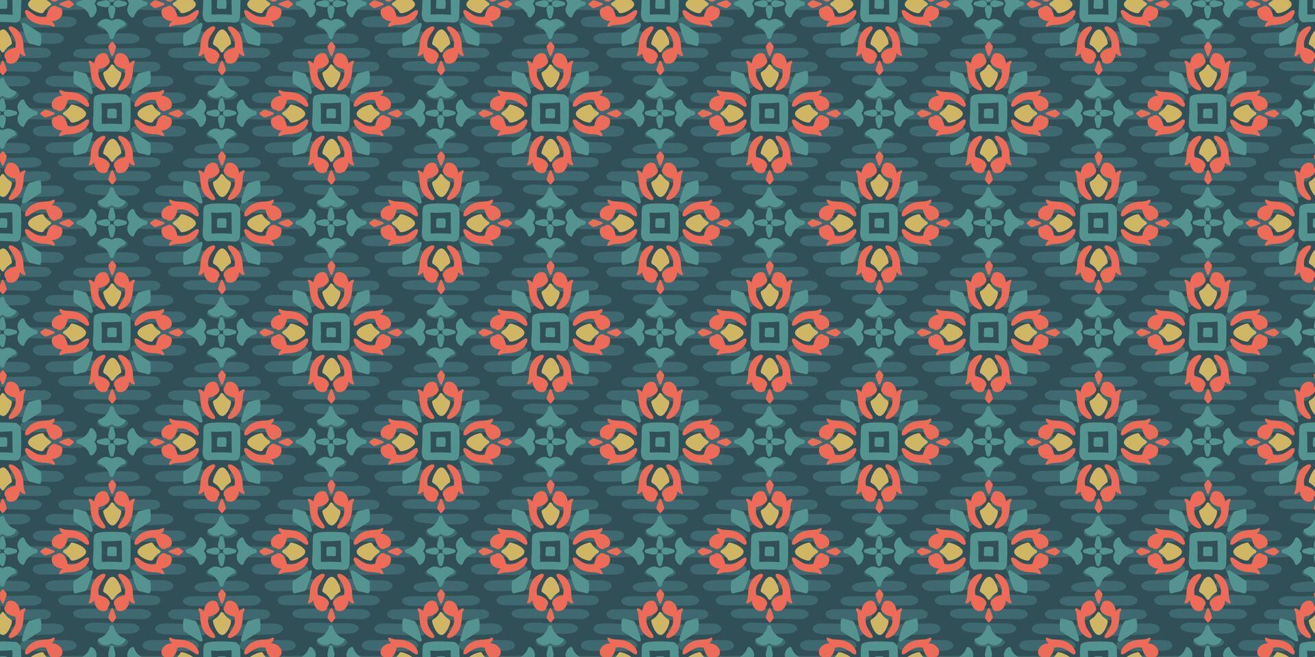 Ethnic geometric seamless pattern. Modern abstract design for paper, cover, fabric, interior decor and other uses vector
