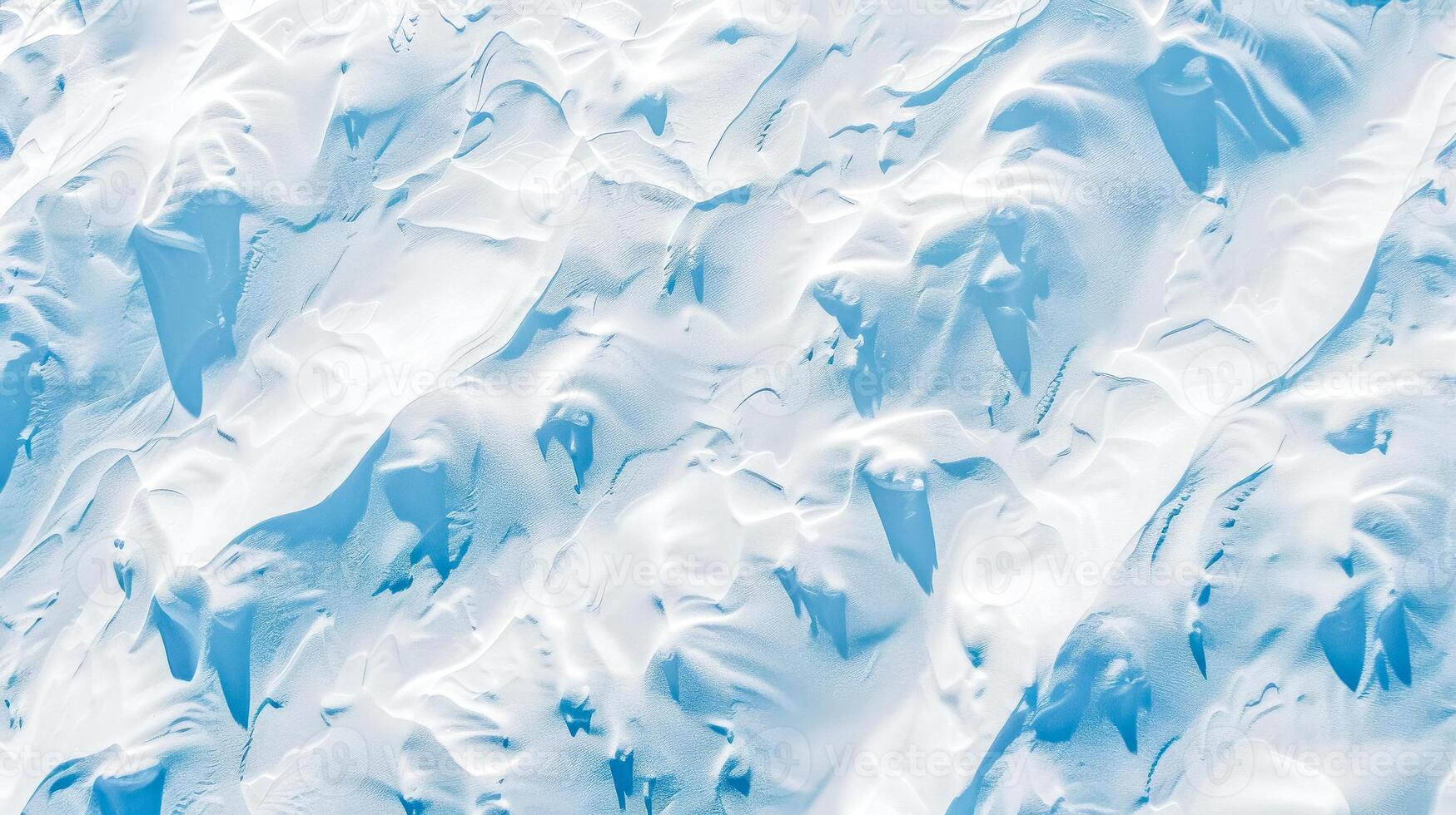 AI Generated Pristine snow-covered terrain under soft light photo