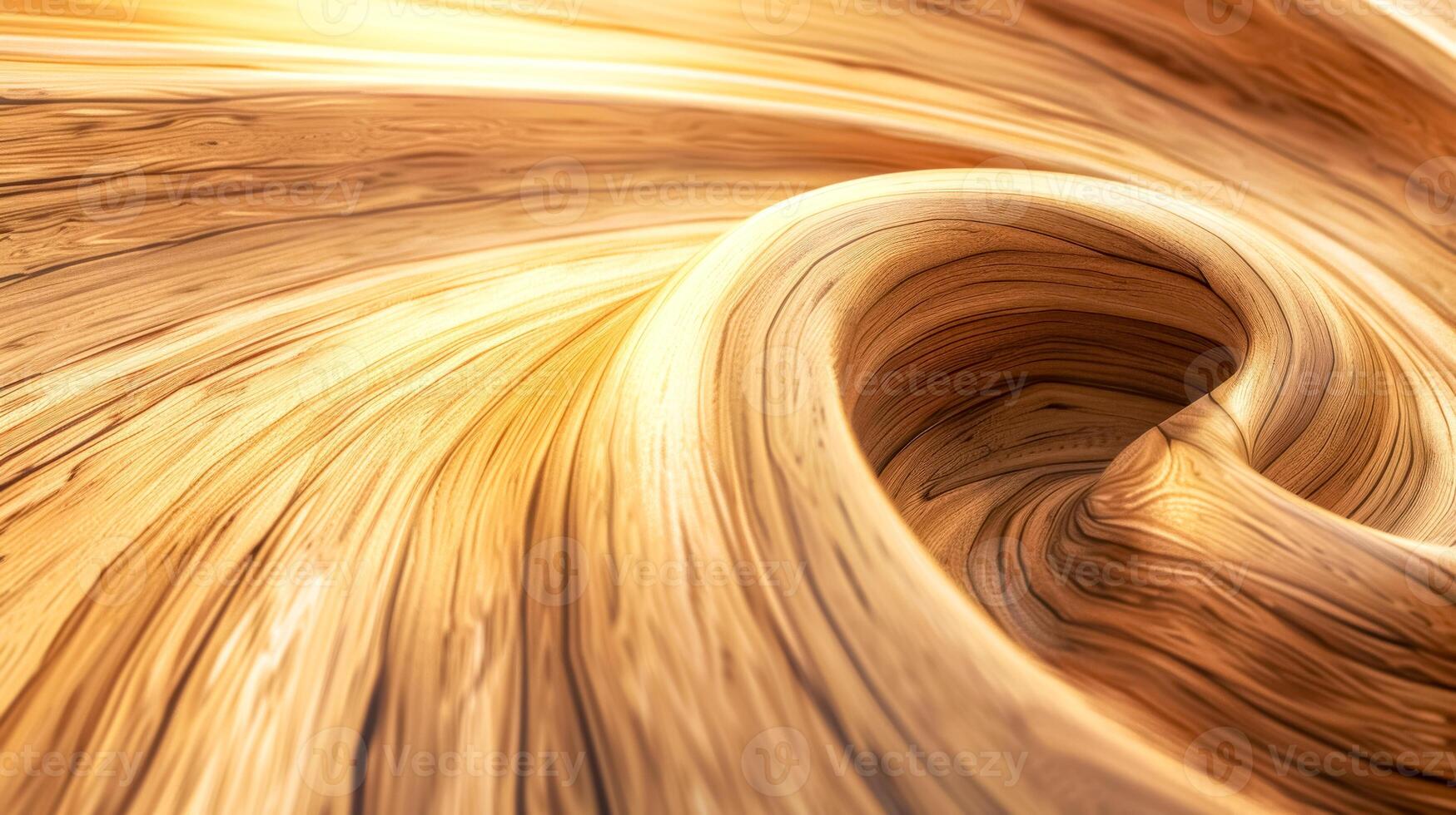 AI Generated Sweeping sandstone waves - abstract nature pattern photo