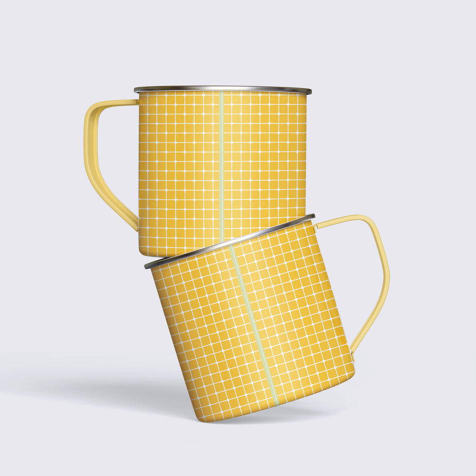 Mug stainless mockup PSD file full editable