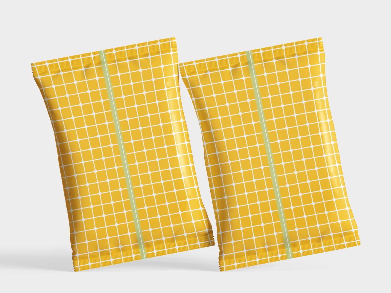 Pouch packaging mockup psd file full editable