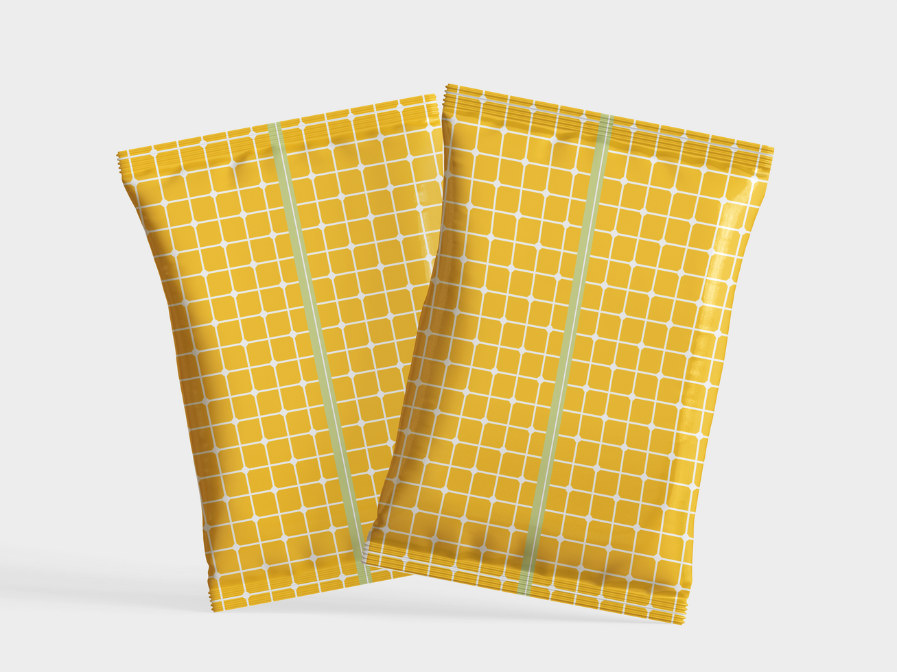 Pouch packaging mockup psd file full editable