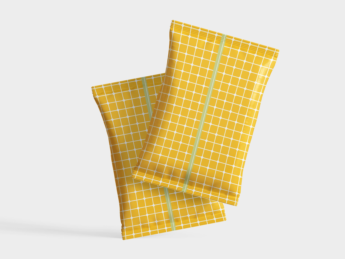 Pouch packaging mockup psd file full editable