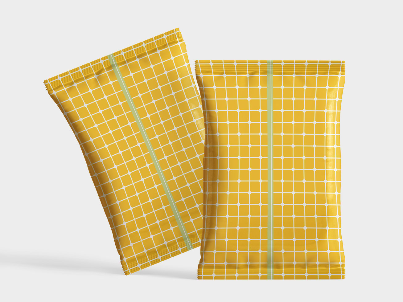 Pouch packaging mockup psd file full editable