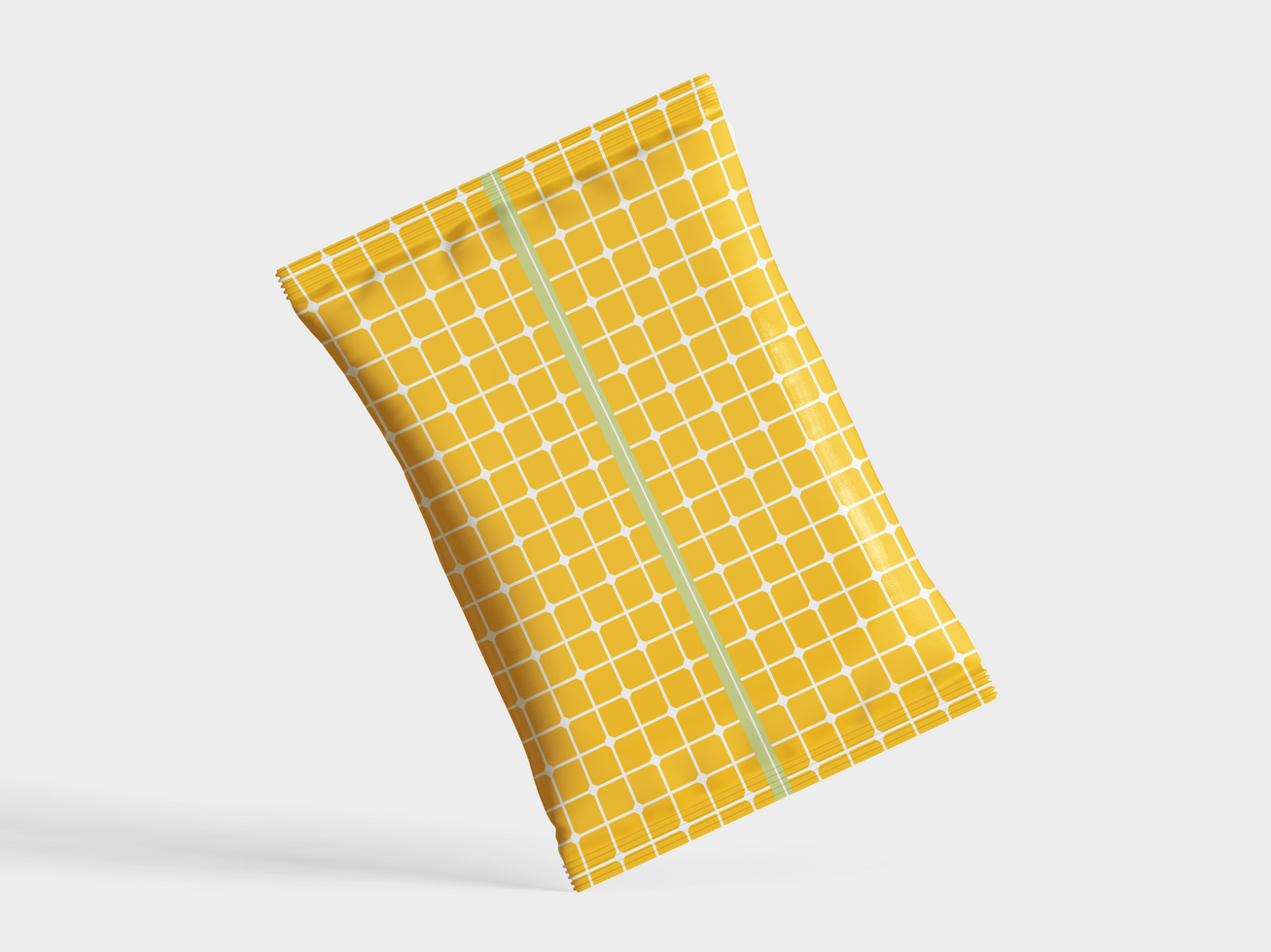 Pouch packaging mockup psd file full editable