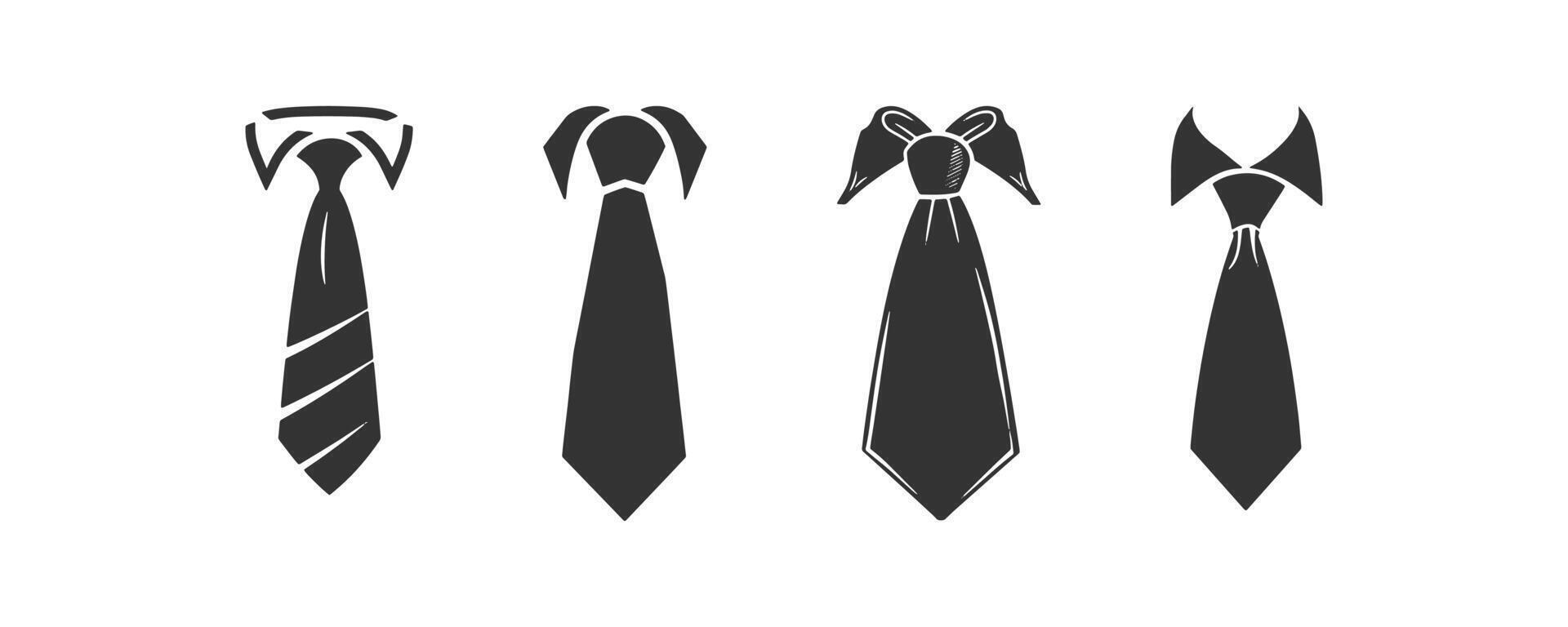 Tie icon set. Vector illustration design.