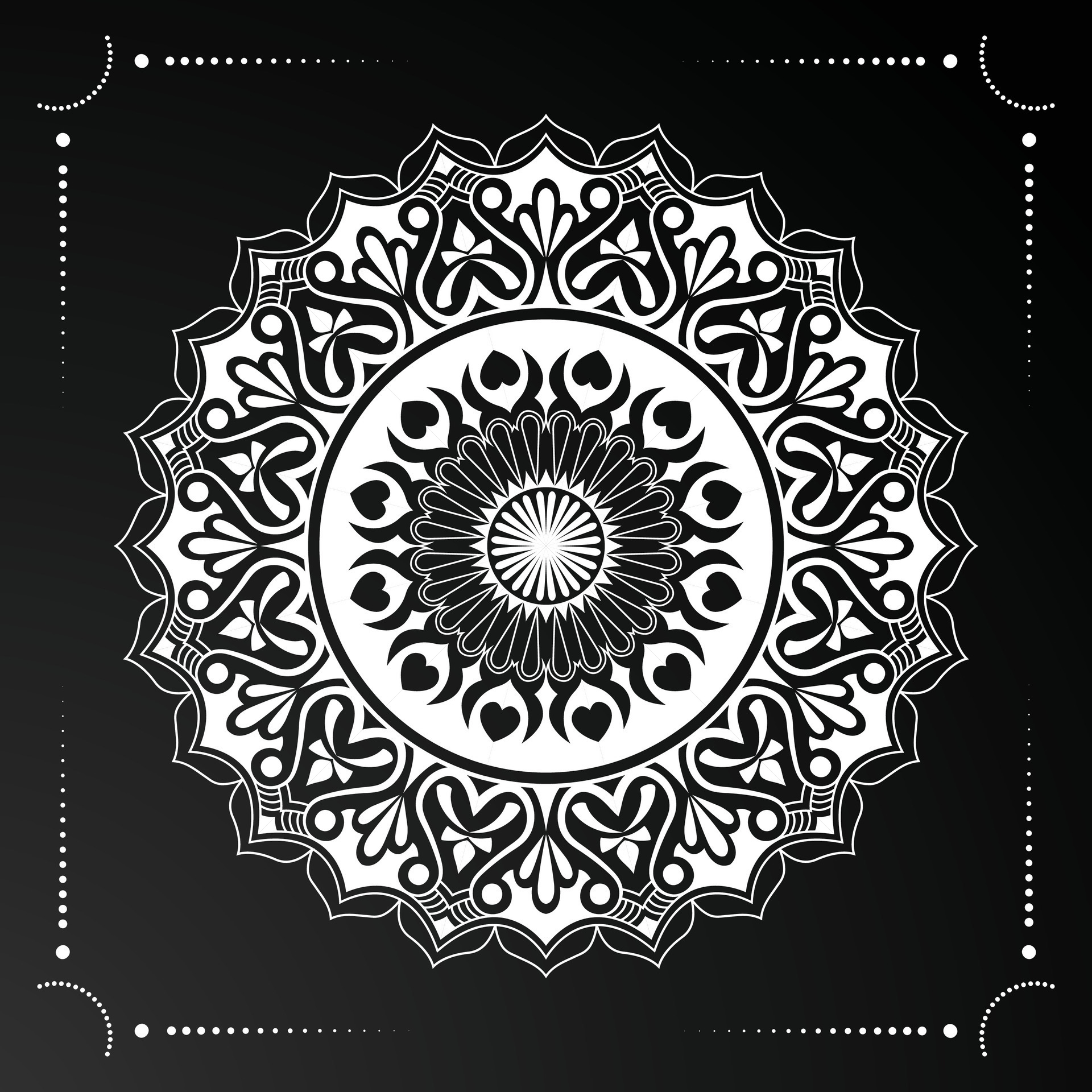 white mandala background design 41397676 Vector Art at Vecteezy