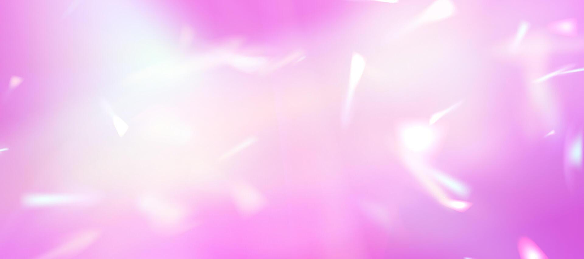 Blurred rainbow refraction overlay effect. Light lens prism effect on bright background. Holographic reflection, crystal flare leak shadow overlay. Vector abstract illustration.