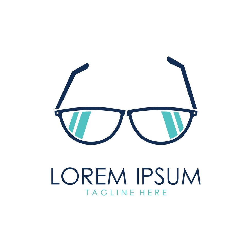 Vector Illustration Glasses Logo Template
