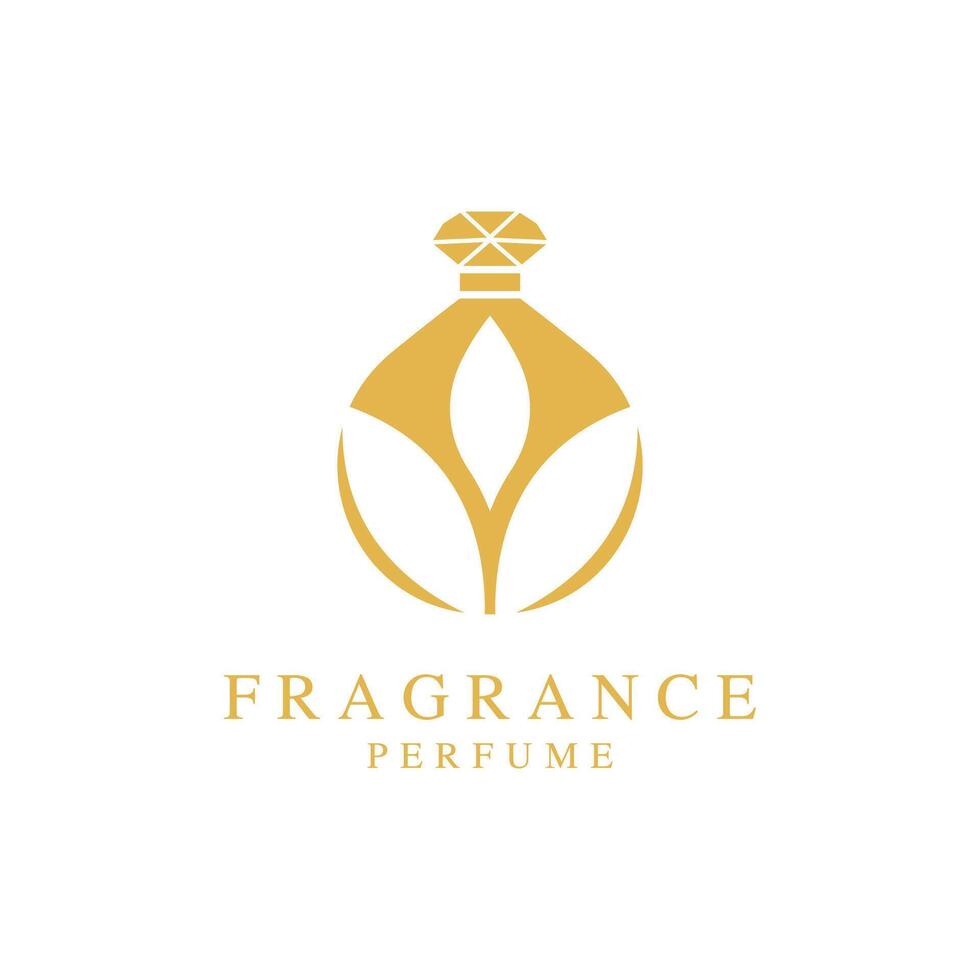 Vector Perfume Bottle Creative Logo Template. Perfect for your Perfume Shop Business or Brand.