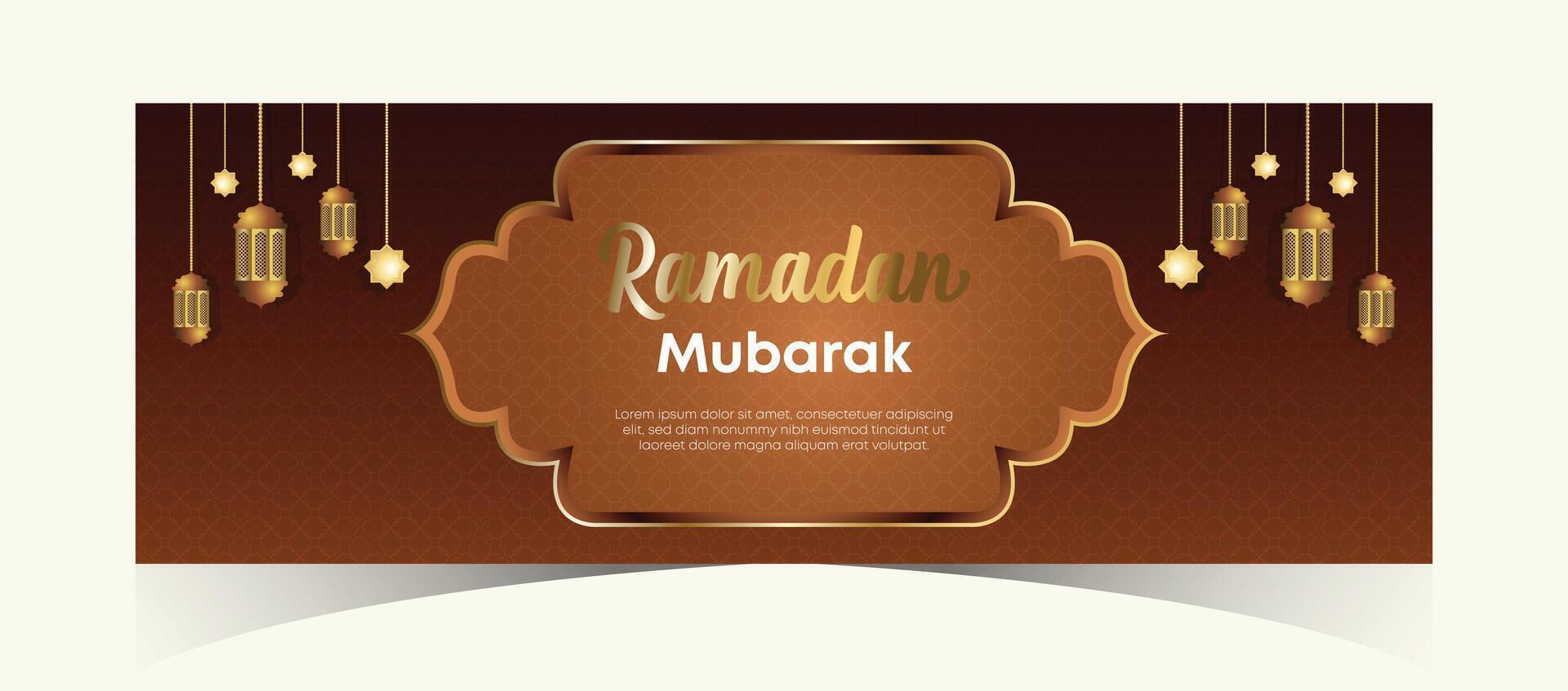 Ramadan Kareem Web Background Super Sale Banner with Podium for Display of product. Ramadan Mega Big Sale Promotion Poster and Social Media Post. Islamic Special Offer Promotion Banner Design Template vector