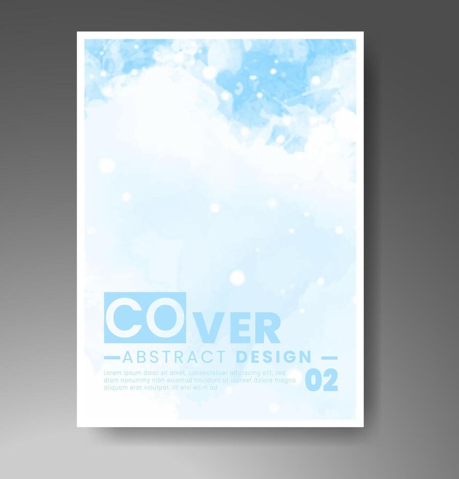 cubrir modelo con acuarela antecedentes. diseño para tu cubrir, fecha, tarjeta postal, bandera, logo. vector