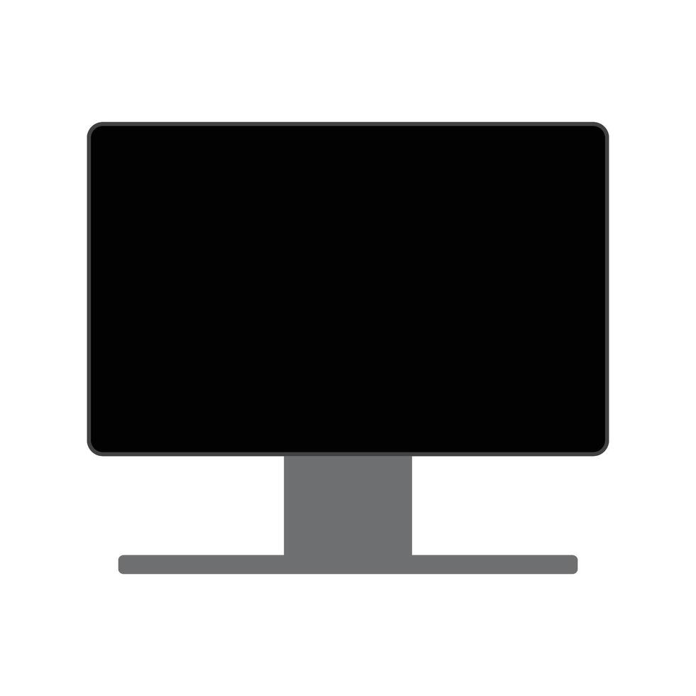 computer monitor icon vector