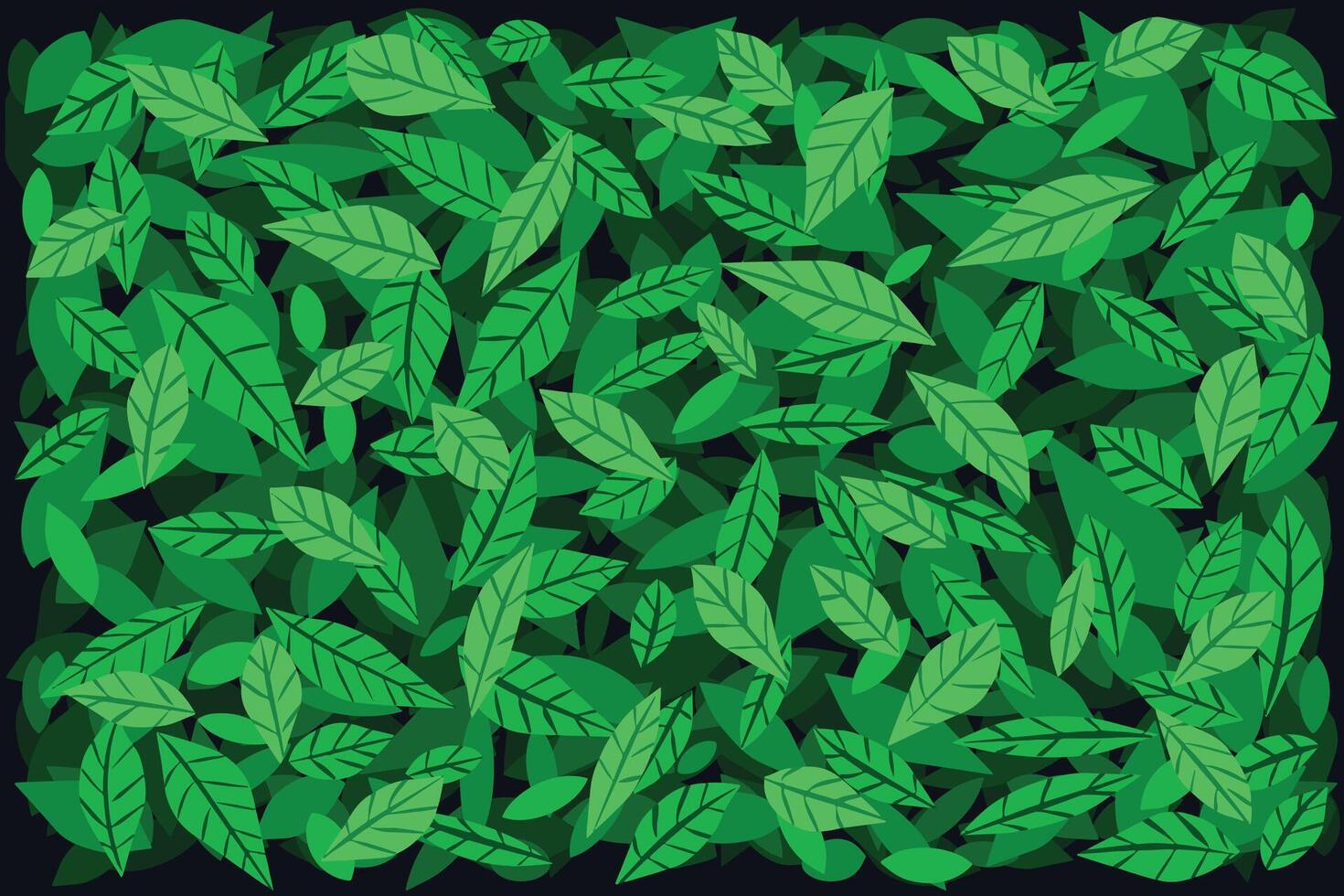 Leaves background pattern wallpaper vector