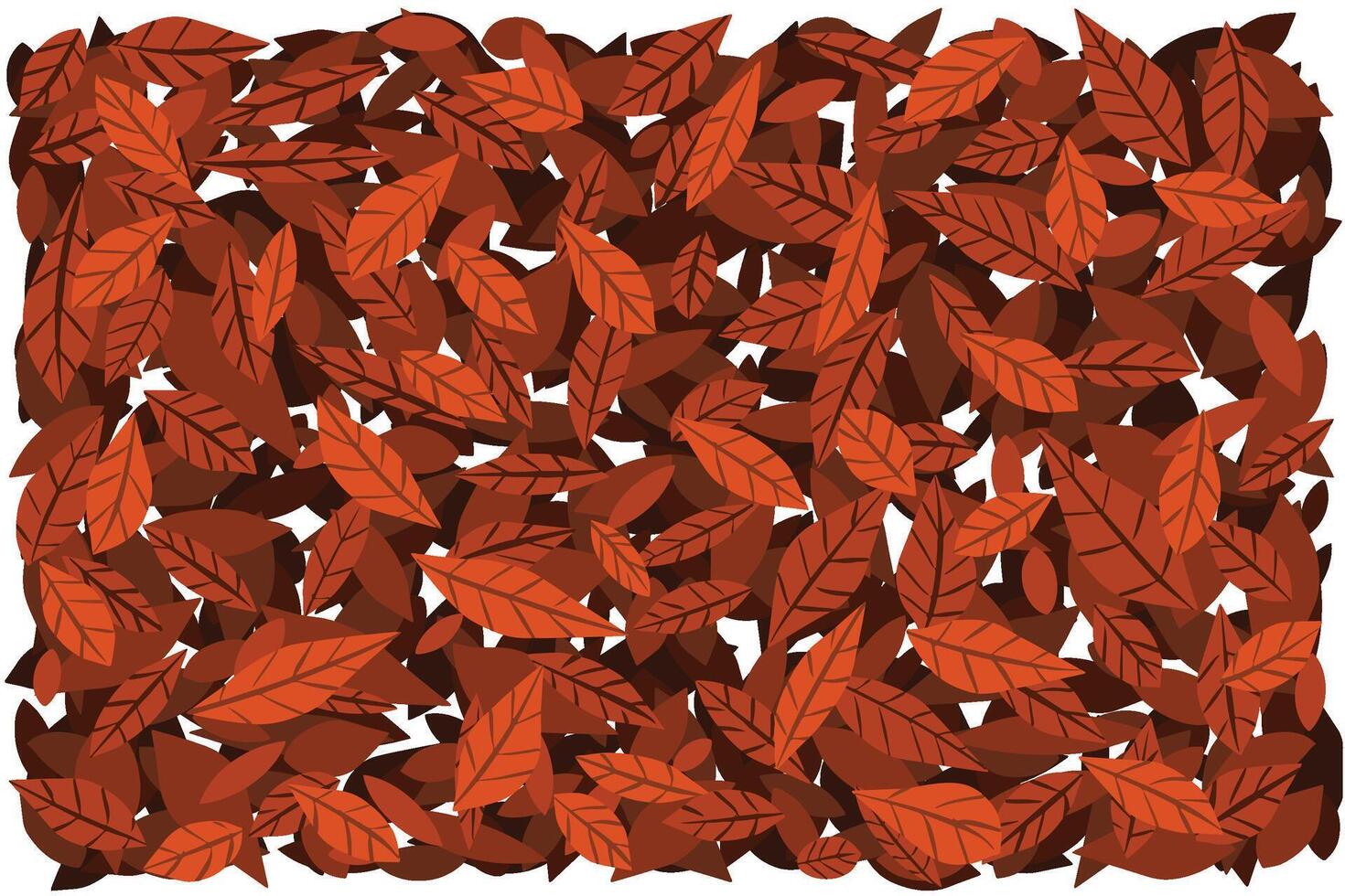 Autumn leaves background pattern wallpaper vector