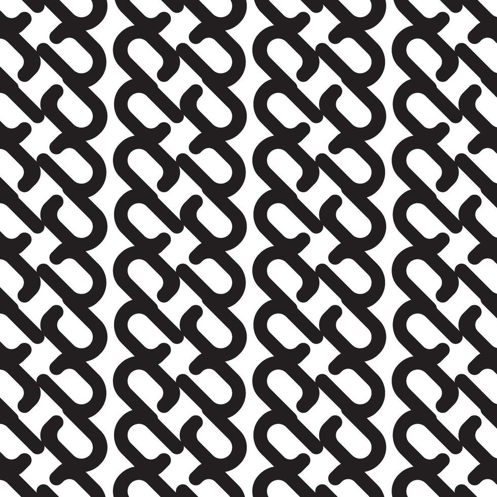 Seamless geometric pattern. Vector illustration. Black and white.