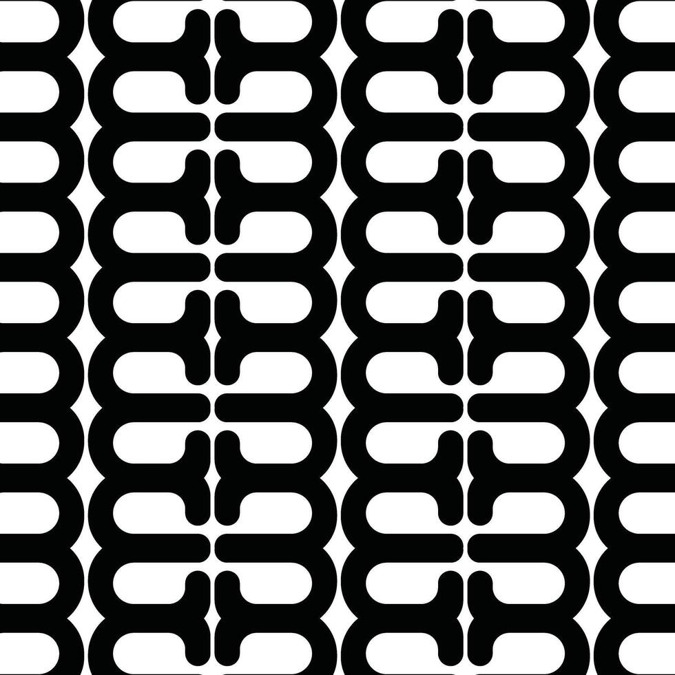 Seamless geometric pattern. Vector illustration. Black and white.