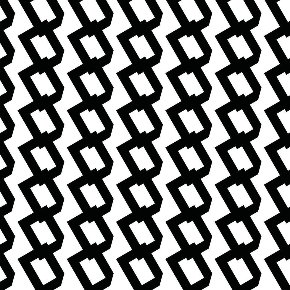 Seamless geometric pattern. Vector illustration. Black and white.