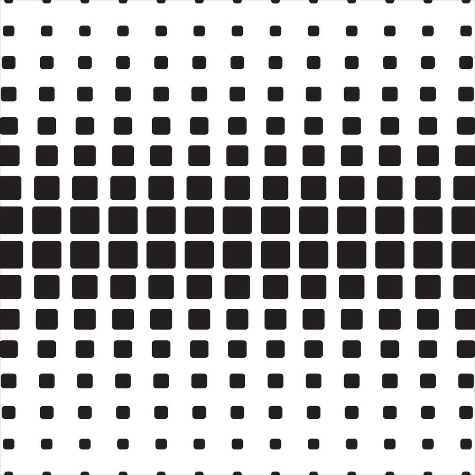 Seamless pattern with black and white squares on a white background vector
