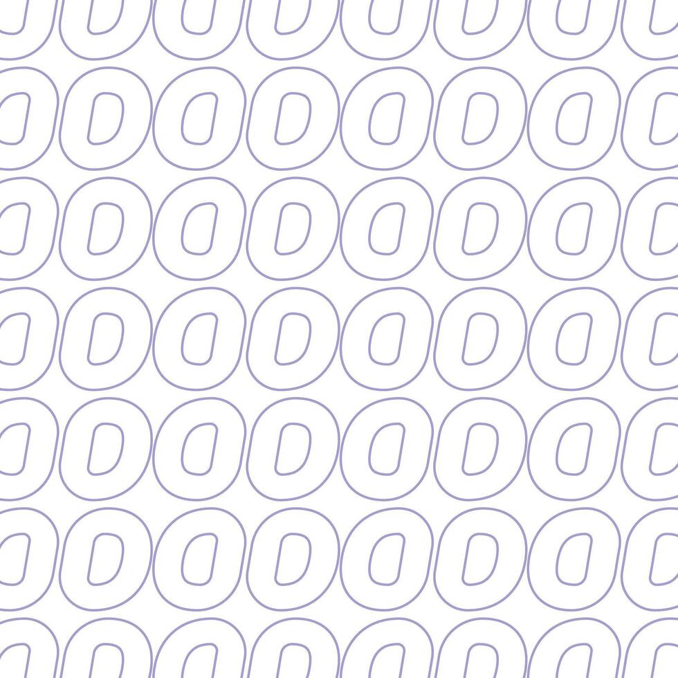 Seamless pattern with letters D Vector illustration