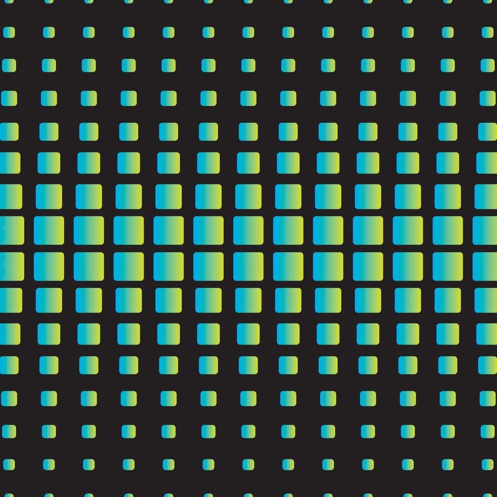 abstract pattern with gradient squares on a black background. vector
