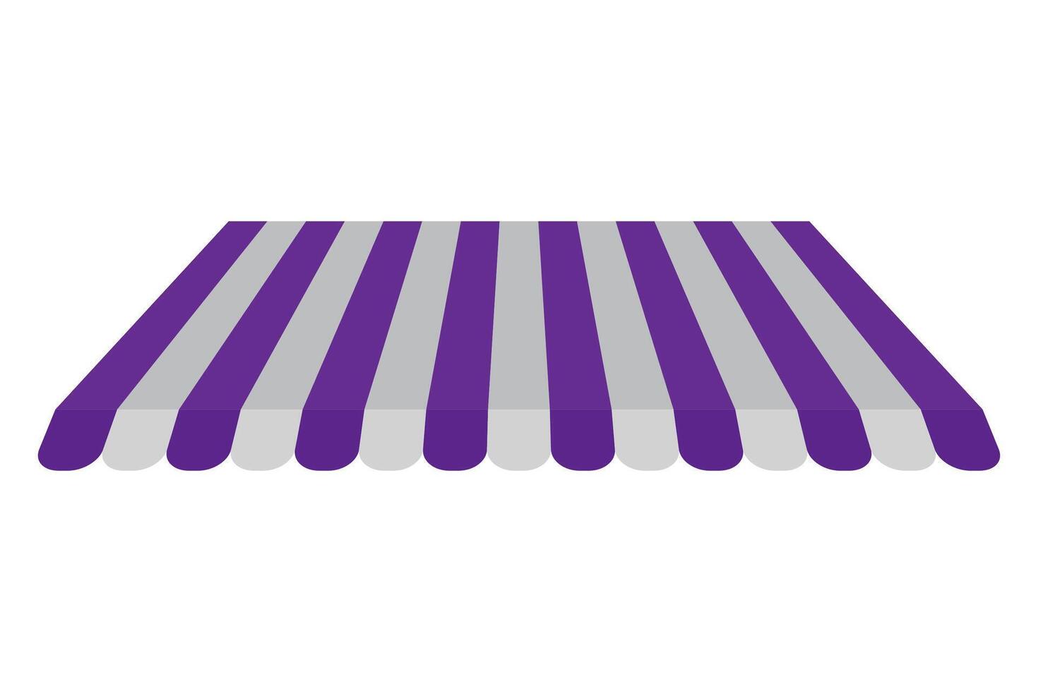 Awning outdoor market tent roof sunshade for market store commercial canopy vector. vector