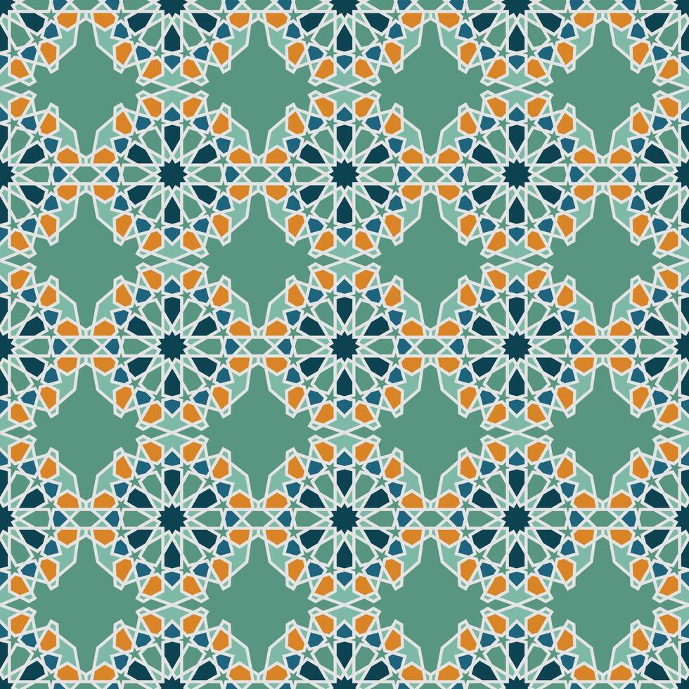 Moroccan seamless  pattern decorative background vector