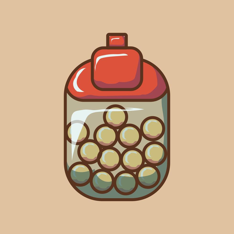 Islamic Ramadan vector graphic illustration of pineapple pastries. Suitable for Islamic nuanced design needs