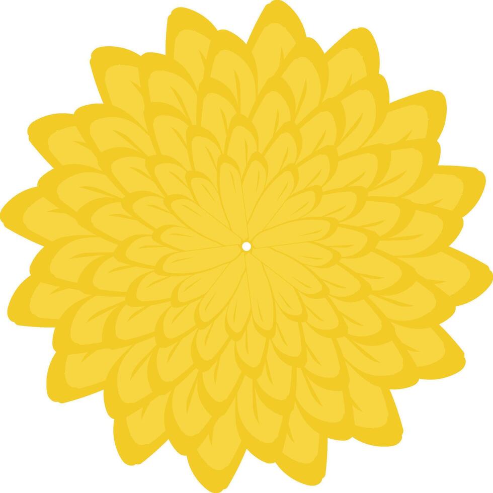 Imágenes Prediseñadas de flor amarilla vector