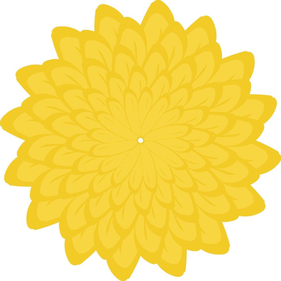 yellow flower clipart vector