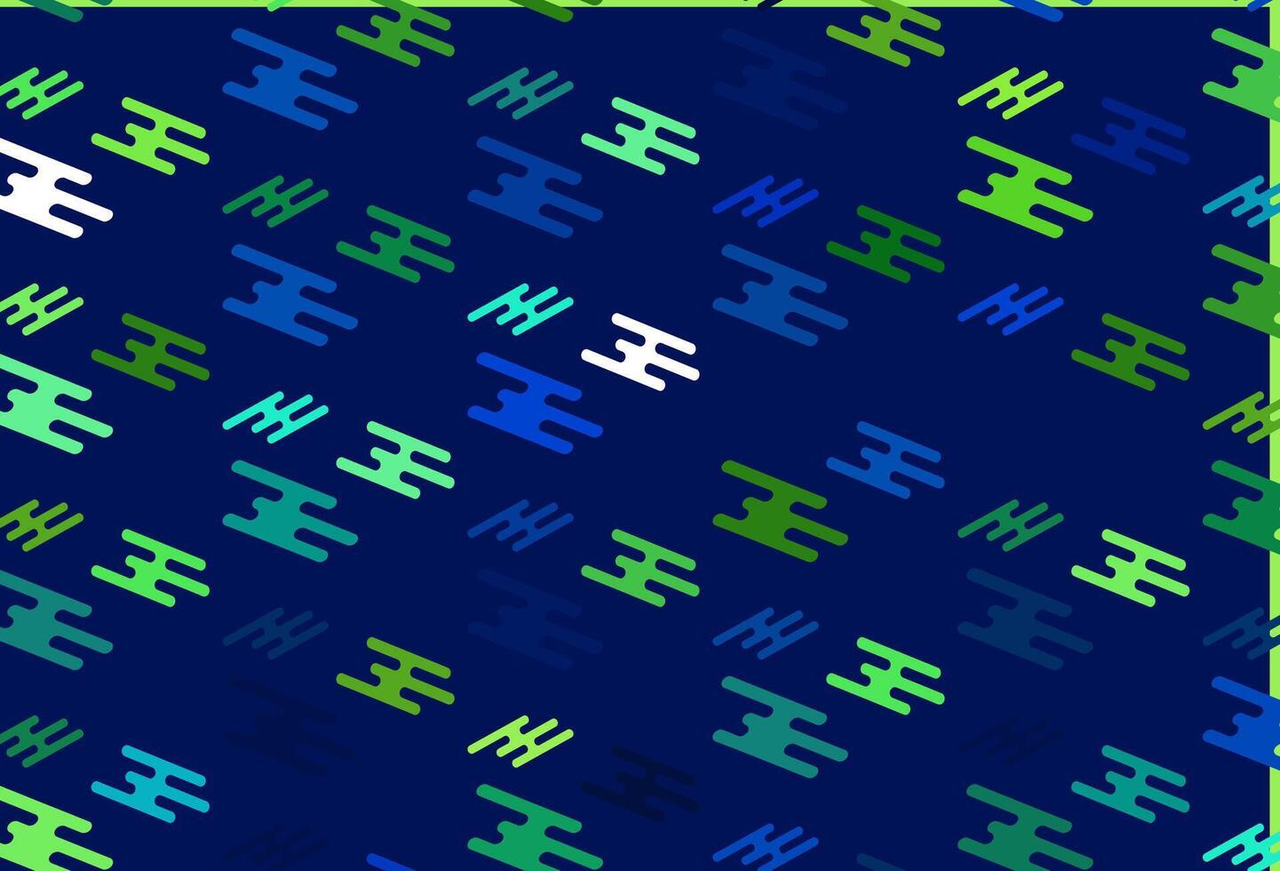 Light Green vector texture with colorful lines.