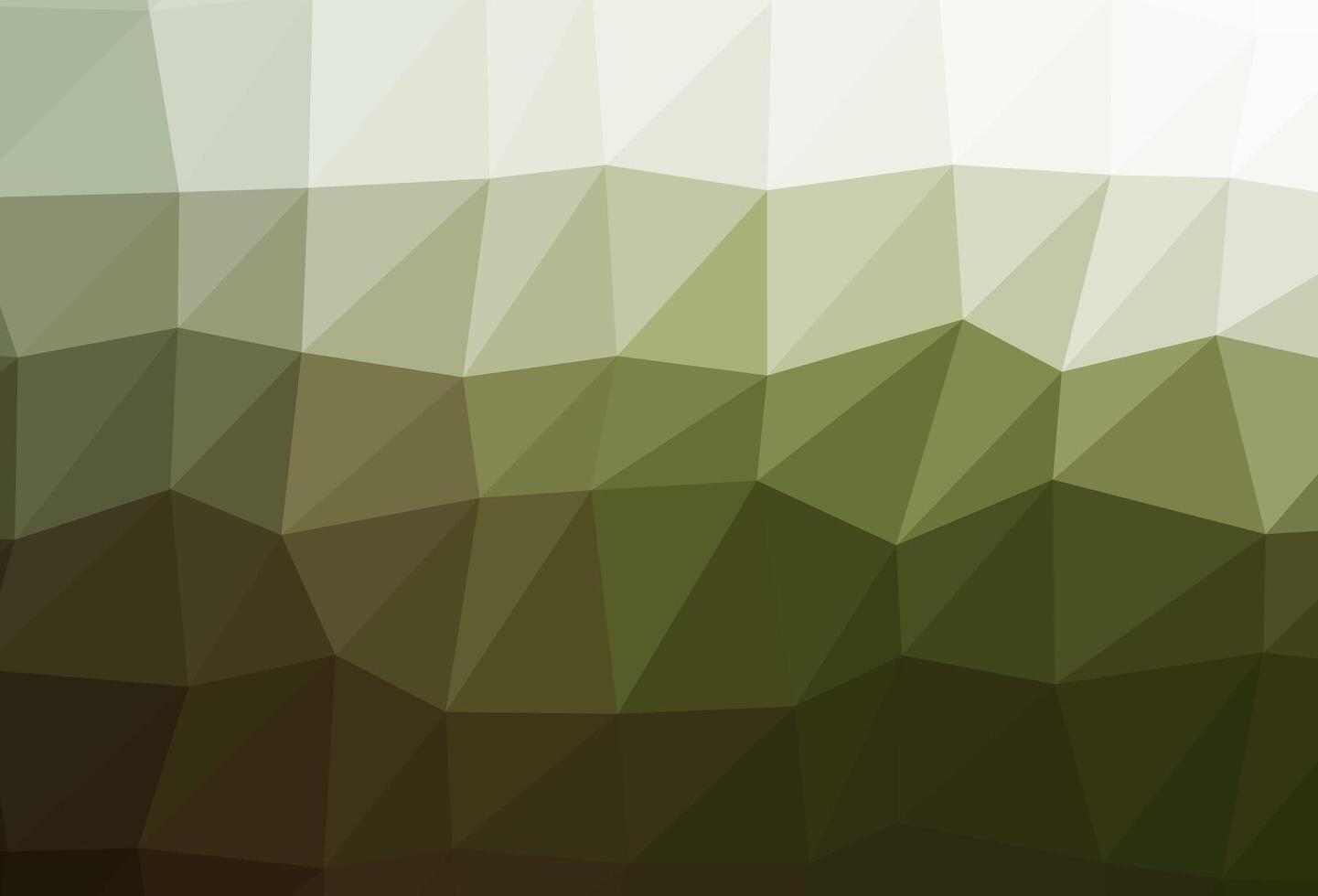 Light Green vector polygon abstract background.