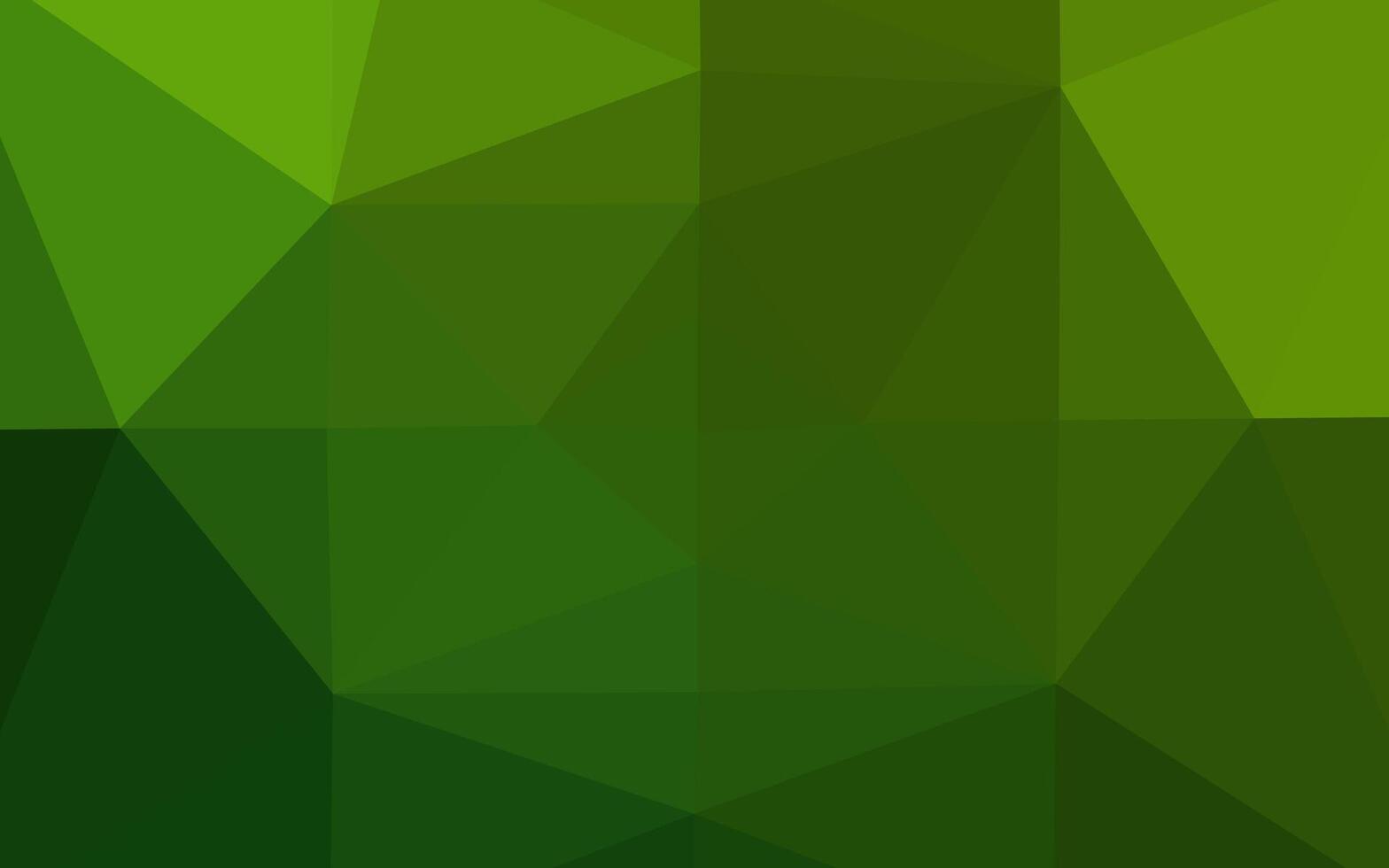 Light Green vector abstract polygonal cover.