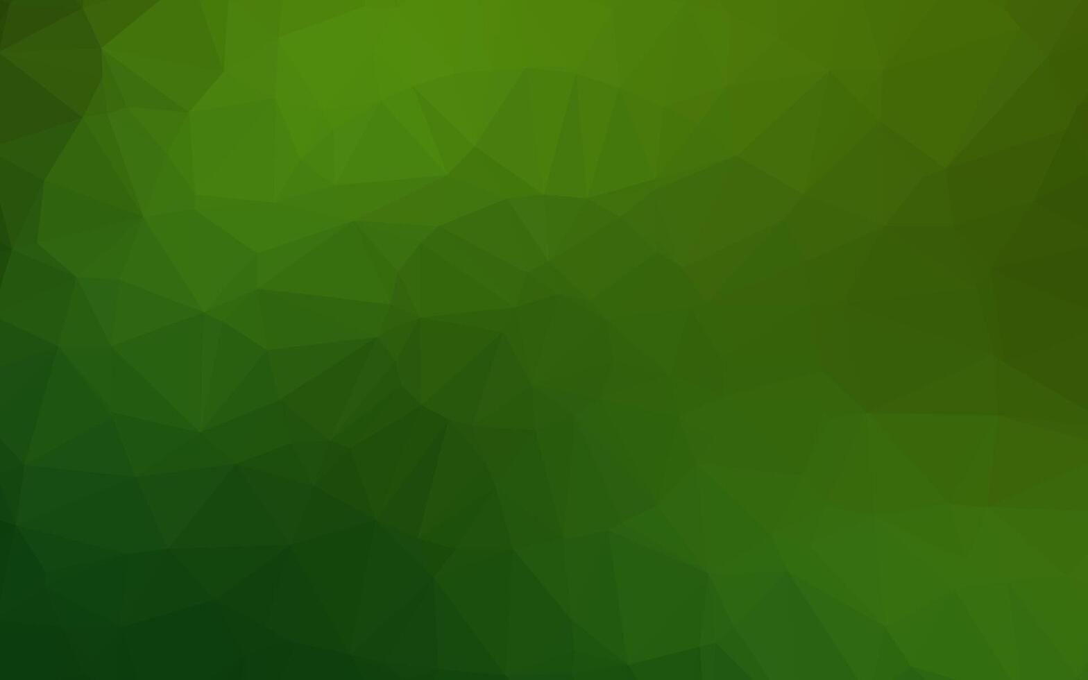 Light Green vector polygonal background.