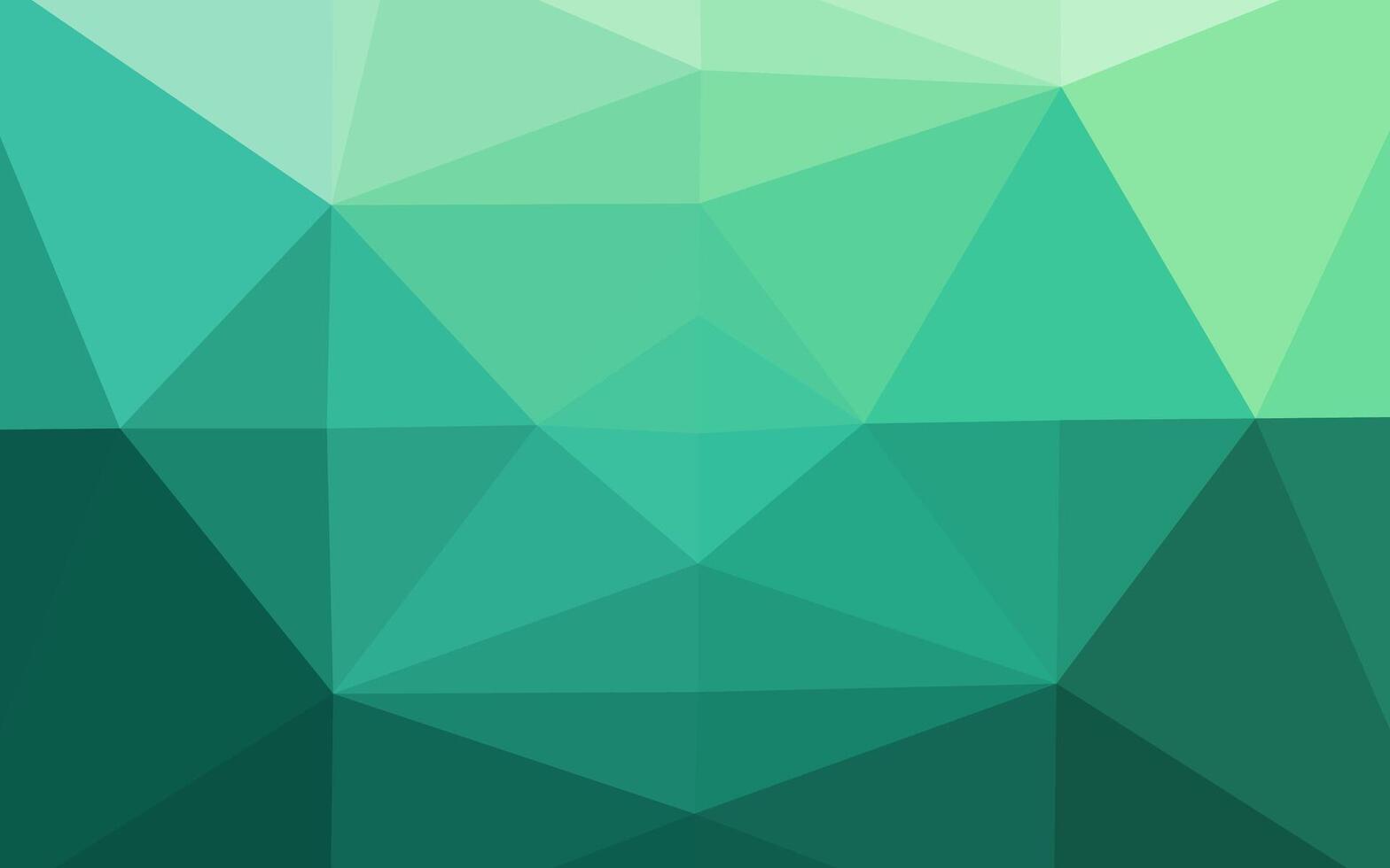 Light Green vector triangle mosaic template.