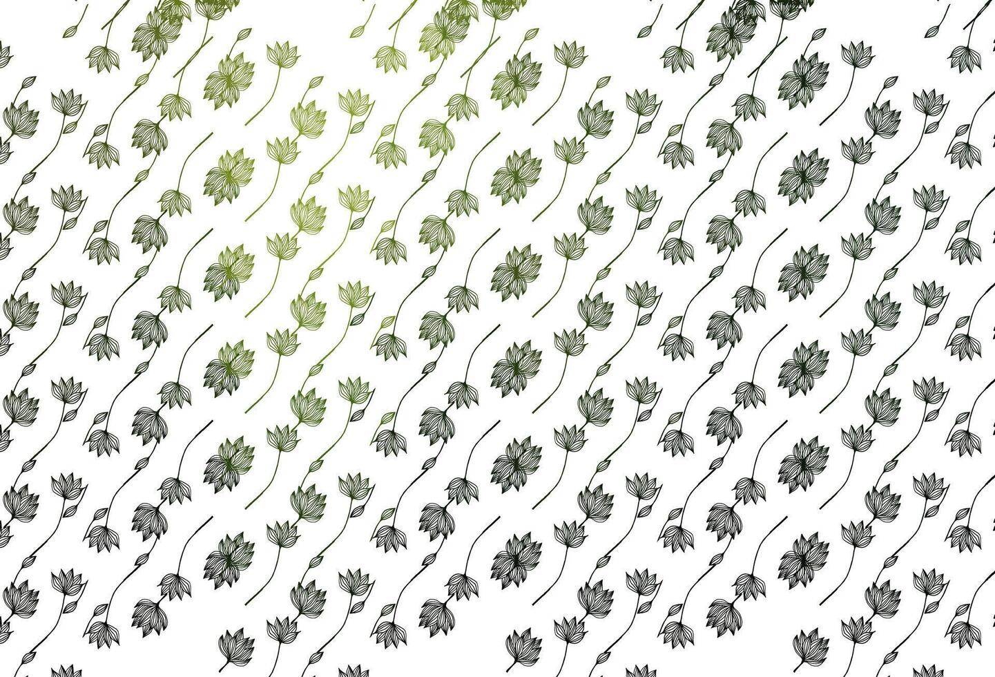 Light Green vector hand painted pattern.